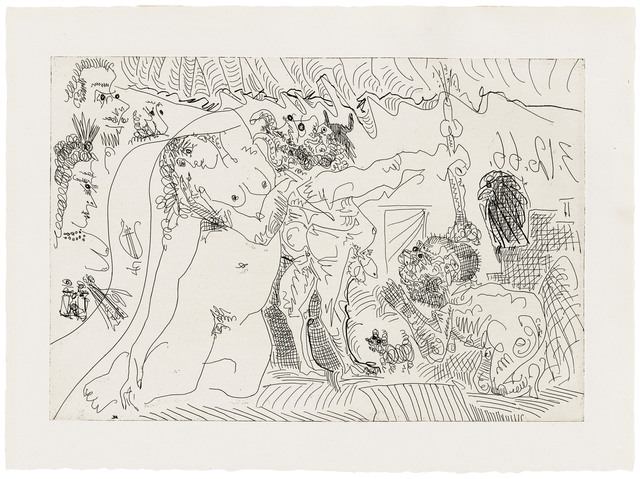Pablo Picasso, ‘Plate 7, from: El Entierro del Conde de Orgaz’, 1966, Christie's