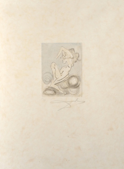 Salvador Dalí, ‘Petites Nus (From Appollinaire) C’, 1972, Print, Etching, Fine Art Acquisitions Dali
