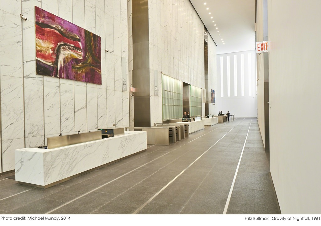 Fritz Bultman
Gravity of Nightfall
1961
Oil on Canvas – 3 panels
96 x 144 in
Fritz Bultman
Gravity of Nightfall
1961
Oil on Canvas – 3 panels
96 x 144 in