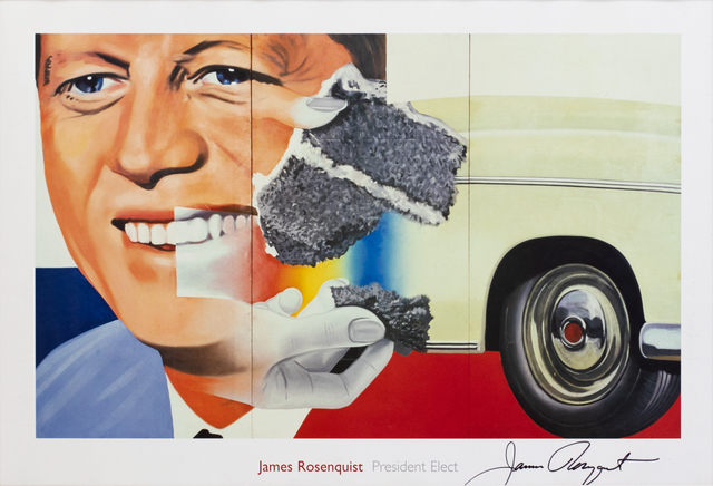 James Rosenquist JFK President Elect 1960 Available For Sale   Large 