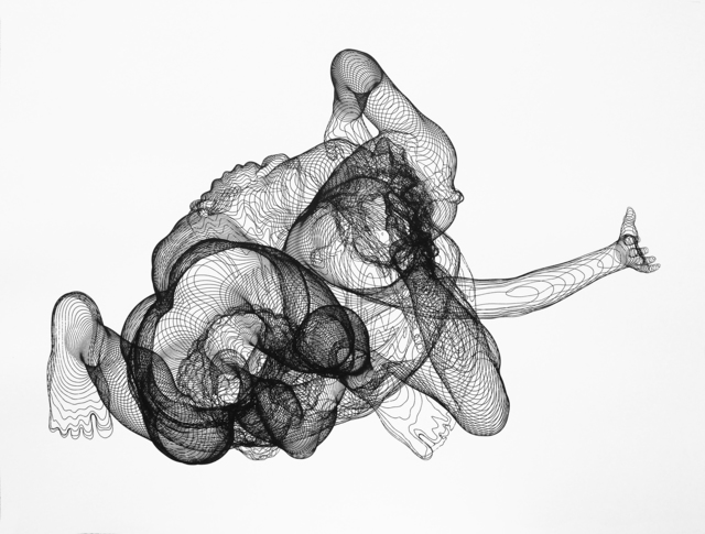 Zachary Eastwood-Bloom, ‘Pluto’, 2017, Print, Plotted ink drawing, Pangolin London