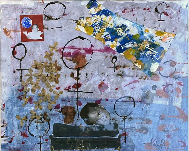 Sabiyha Prince, ‘Self-Evolution/Feminist Reign’, 2018, Drawing, Collage or other Work on Paper, Acrylic, paper and mixed media, Zenith Gallery