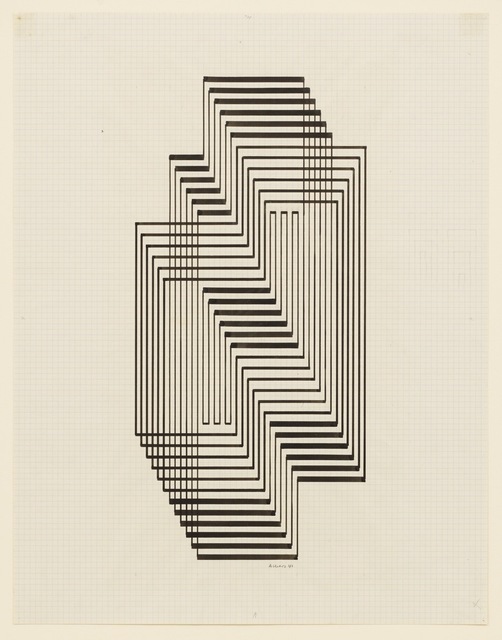 Josef Albers, ‘Study for Graphic Tectonic (Ascension)’, 1941, David Zwirner