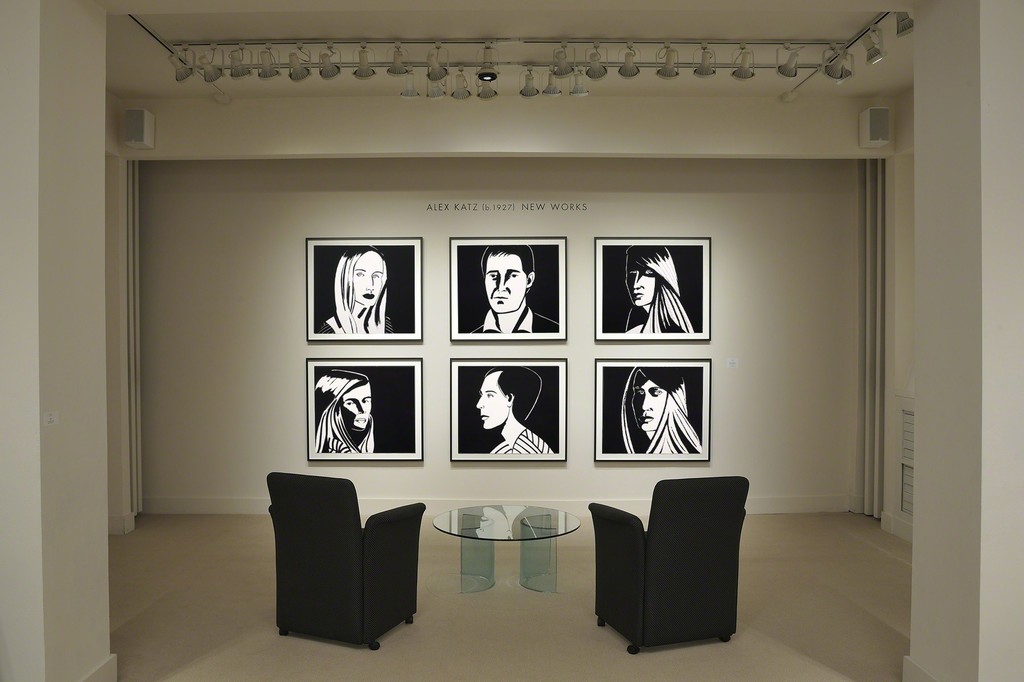 Alex Katz installation at Meyerovich Gallery Alex Katz installation at Meyerovich Gallery