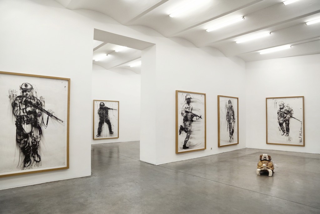 Adel Abdessemed Installation view Soldaten, 2015 Adel Abdessemed Installation view Soldaten, 2015