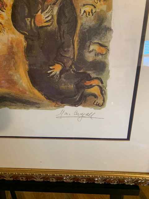 Marc Chagall, ‘Exodus: Moses and the Burning Bush’, 1966, Print, Lithograph, Leviton Fine Art