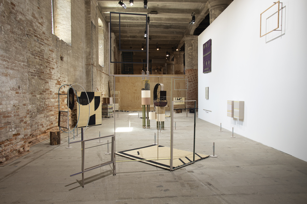 Installation view of Suki Seokyeong Kang, Land Sand Strand, 2016-2019, at the 58th International Art Exhibition - La Biennale di Venezia, May You Live In Interesting Times. Photo by Italo Rondinella. Courtesy of La Biennale di Venezia. Installation view of Suki Seokyeong Kang, Land Sand Strand, 2016-2019, at the 58th International Art Exhibition - La Biennale di Venezia, May You Live In Interesting Times. Photo by Italo Rondinella. Courtesy of La Biennale di Venezia.