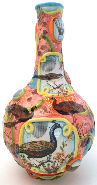 Mariko Paterson, ‘Cock and Feather Vase’, 2019, Visions West Contemporary