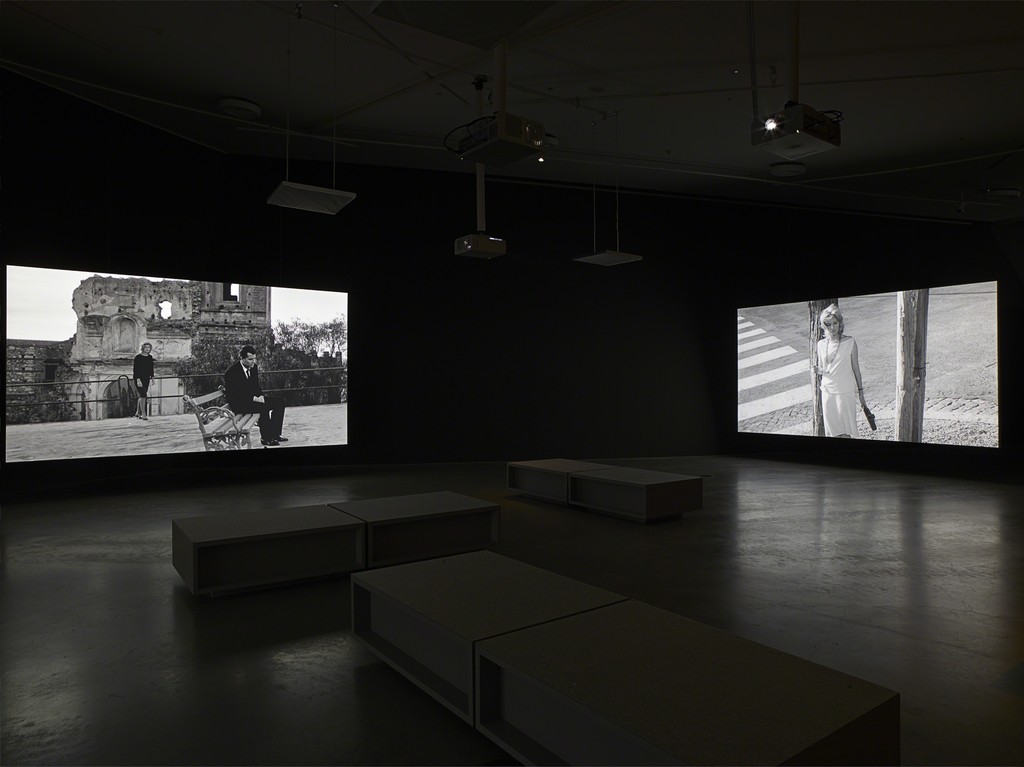 Installation view of "Michelangelo Antonioni - Il maestro del cinema moderno" at EYE Film Institute, Amsterdam, 2015. ®Studio Hans Wilschut/EYEFILM Installation view of "Michelangelo Antonioni - Il maestro del cinema moderno" at EYE Film Institute, Amsterdam, 2015. ®Studio Hans Wilschut/EYEFILM