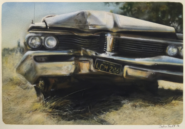 John Salt, ‘Destroyed Pontiac (Frontal View)’, 1972, Jonathan Novak Contemporary Art