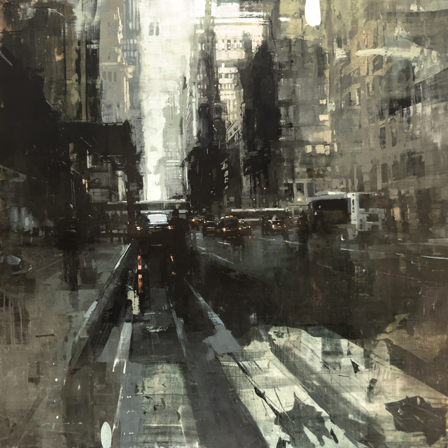 Jeremy Mann, ‘NYC #42’, 2019, Painting, Oil on Panel, Maxwell Alexander Gallery