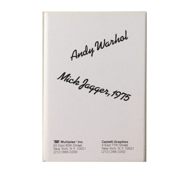 Andy Warhol, ‘"JAGGER", 10 -Promo Mini-Cards, 1975, Leo Castelli Graphics, MUSEUM QUALITY’, 1975, VINCE fine arts/ephemera
