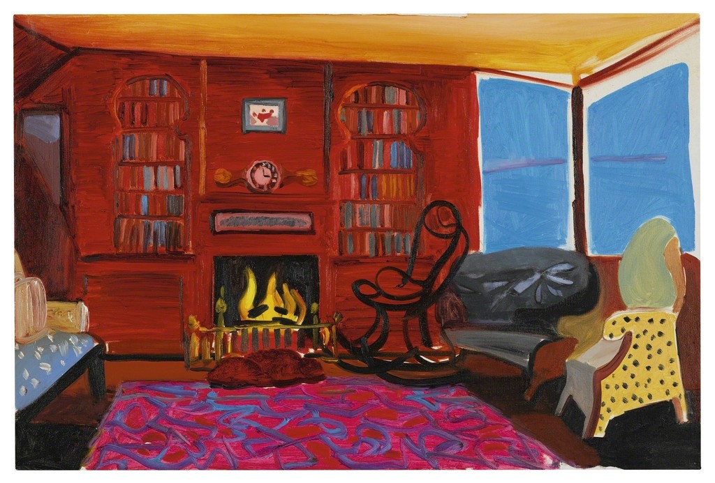 David Hockney - In Front of House Looking West