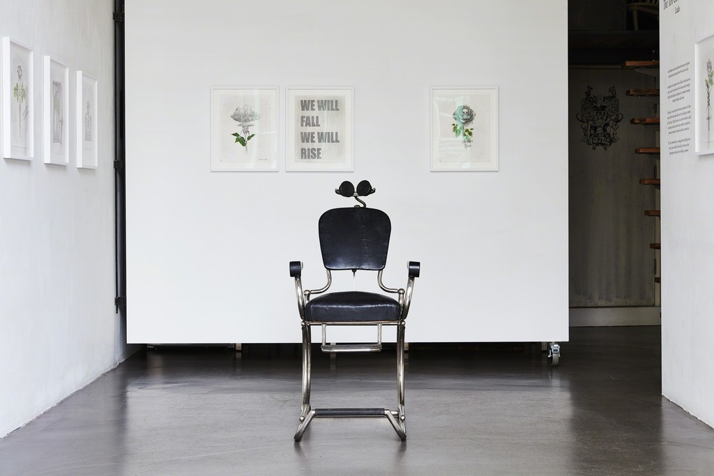 Ludo, 'The Ten Commitments' installation view at The Garage, Amsterdam.
Ludo, 'The Ten Commitments' installation view at The Garage, Amsterdam.