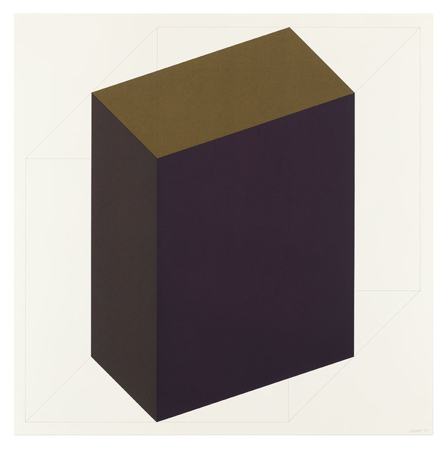Sol LeWitt, ‘Forms Derived from a Cube (Colors Superimposed) 7’, 1991, Alan Cristea Gallery