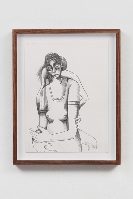 George Condo, ‘Study for Incomprehensible Dream I’, 2003, Drawing, Collage or other Work on Paper, Pencil on paper, Helwaser Gallery