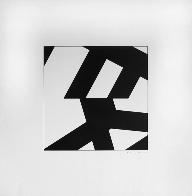 Manfred Mohr, ‘P-201-25’, 1977-1978, Print, Plotter drawing on paper, bitforms gallery