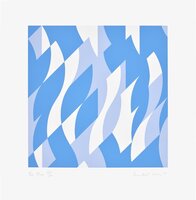 Bridget Riley - Two Blues (S. 52, T & G. 52)