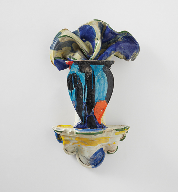 Betty Woodman, ‘Untitled sculpture (vase on wall bracket)’, circa 1990, Phillips