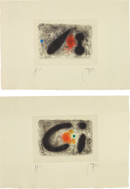 Joan Miró, ‘Fusée (Rocket): two plates’, 1959, Phillips