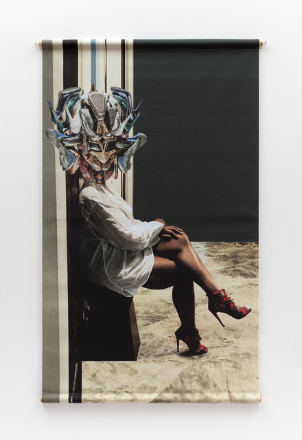 Willie Cole, ‘Head over Heels (Snake Charmer)’, 2019, Alexander and Bonin