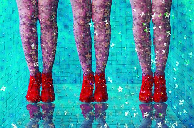 Mabel Poblet, ‘Trillizas’, 2015, Mixed Media, Photographic printing, PVC, acetate, nails, LaKole
