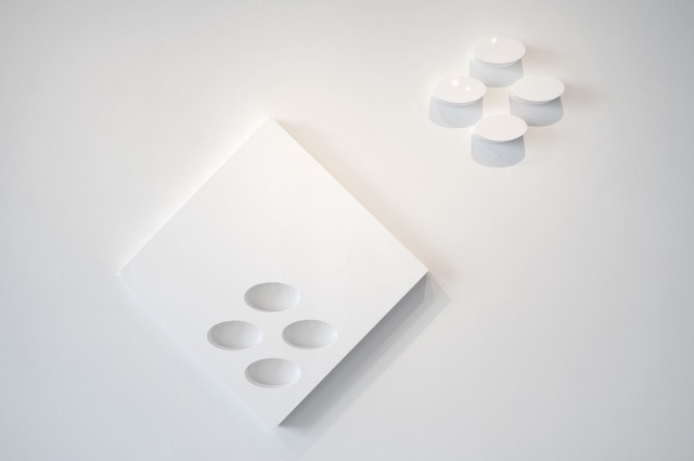 Lori Cozen-Geller, ‘Family (white)’, 2020, Sculpture, High gloss automotive paint on wood and laminate, Jonathan Ferrara Gallery