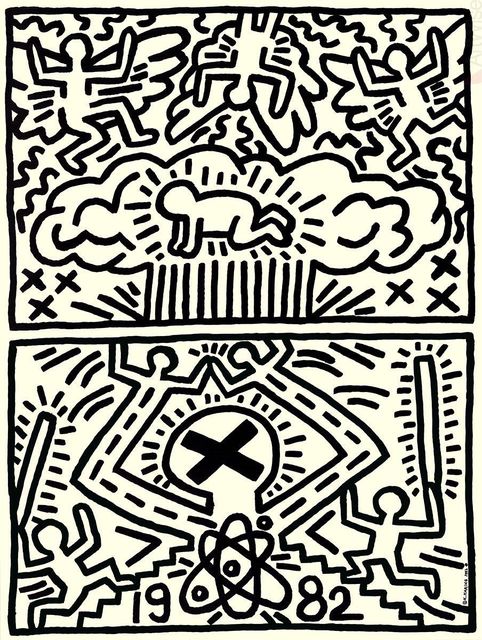 Keith Haring, ‘Poster for Nuclear Disarmament’, (Date unknown), Posters, Offset Lithograph, ArtWise
