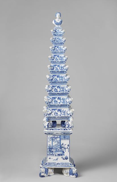 Attributed to Lambertus van Eenhoorn, ‘Flower pyramid’, ca. 1692 -c. 1700, Rijksmuseum
