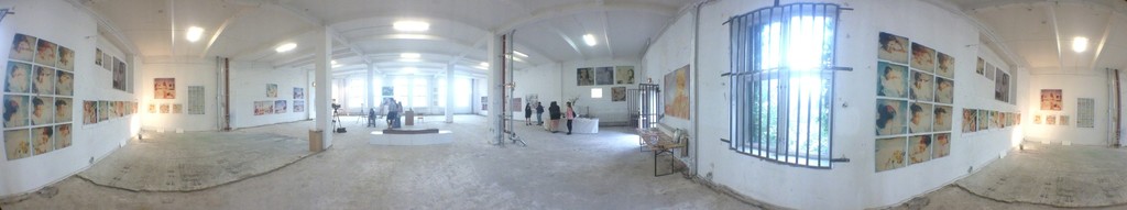 Panorama interior "Instantdreams gallery" opening Panorama interior "Instantdreams gallery" opening