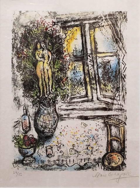 Marc Chagall, ‘La Fenêtre Entrouvert ’, 1975, Off The Wall Gallery