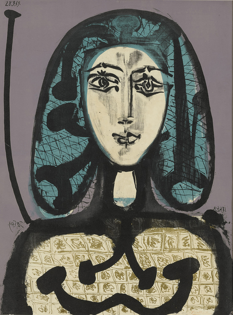 Pablo Picasso, ‘La Femme à la Résille (Femme aux Cheveux verts)’, 1949, John Szoke