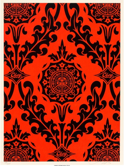 Shepard Fairey (OBEY), ‘Parlor Pattern Red/Black Set’, 2010, Heritage Auctions