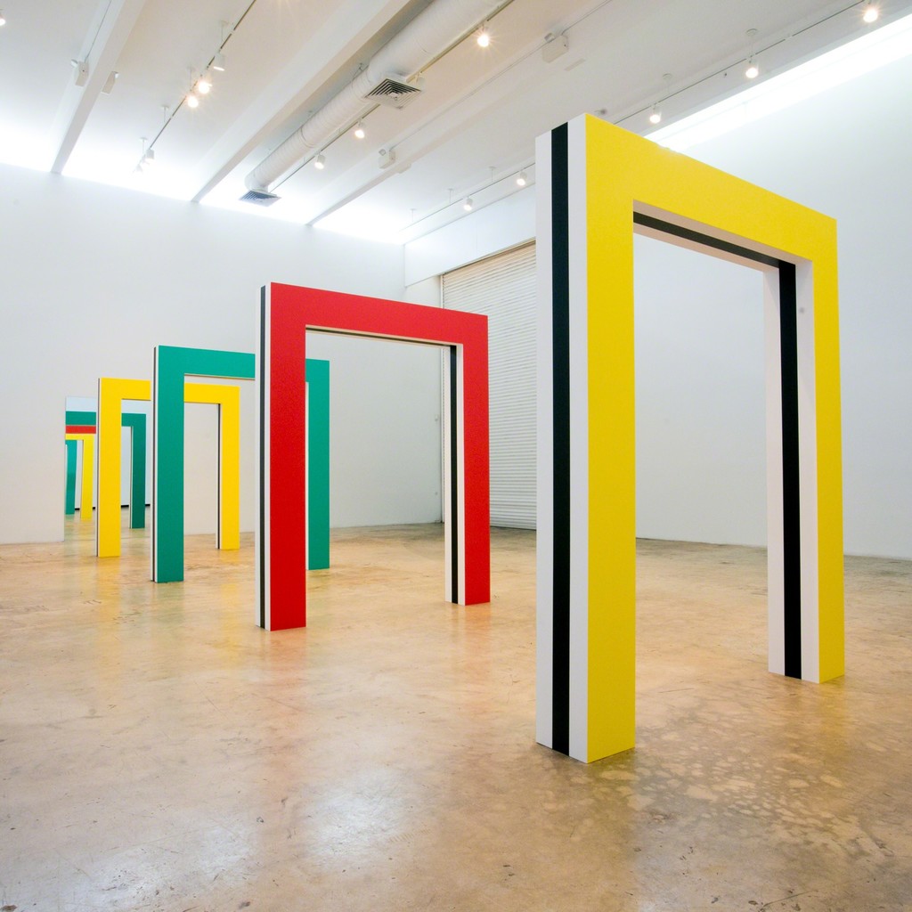 Photo-souvenir: Daniel Buren/Miami, Phase 2, 2016 Bortolami, Miami, Installation view Photo-souvenir: Daniel Buren/Miami, Phase 2, 2016 Bortolami, Miami, Installation view