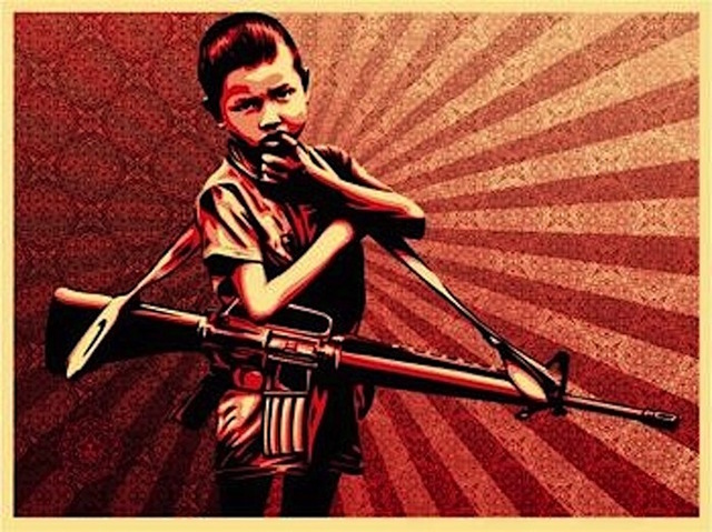 Shepard Fairey (OBEY), ‘Duality of Humanity #5’, 2009, Gregg Shienbaum Fine Art