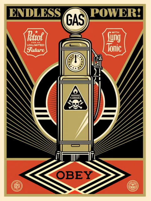 Shepard Fairey, ‘Endless Power’, 2013, Art for ACLU Benefit Auction