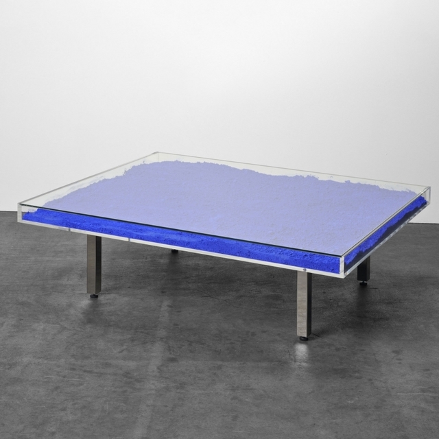 Yves Klein Table IKB® (Blue) (1961) Artsy