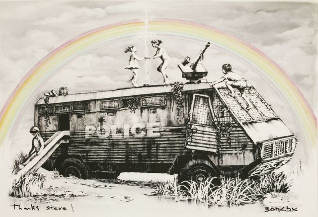 Banksy, ‘Police Riot Van (Dismaland Gift Print)’, 2015, Sworders