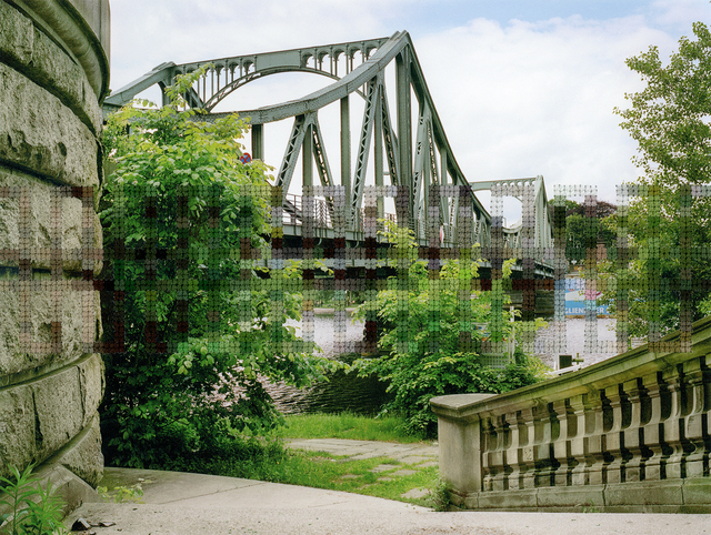 Diane Meyer, ‘Glienicke Bridge’, 2012-2017, Photography, Hand Sewn Archival Ink Jet Print, Pictura Gallery