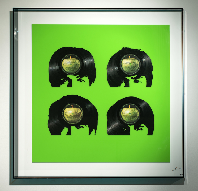 Keith Haynes, ‘Fab Four’, N/A, Installation, Original Beatles Vinyl Albums, Gallery Different