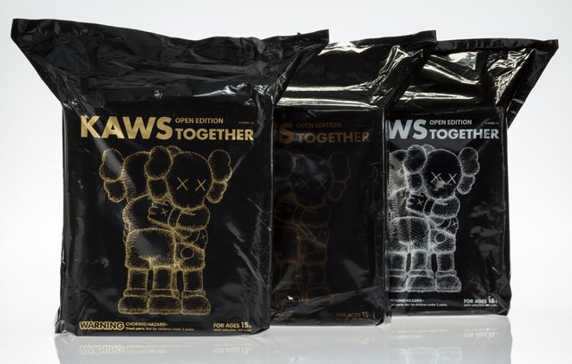 KAWS, ‘Together (Brown, Grey, and Black) (three works)’, 2018, Heritage Auctions