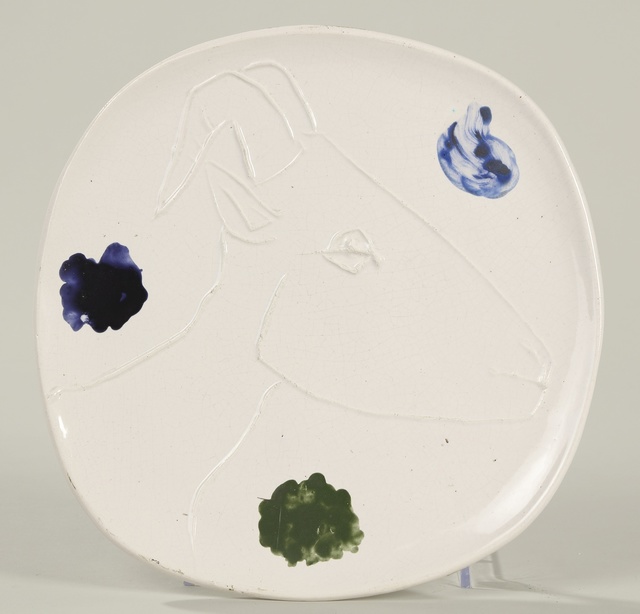 Pablo Picasso, ‘Tête de chèvre de profil (A.R. 105)’, 1950, Other, Terre de faïence plate, painted in colors and glazed, Sotheby's