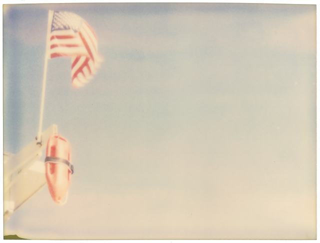 Stefanie Schneider, ‘Lifeguard - Contemporary, Landscape, Polaroid, Photograph, Analog, Expired’, 1999, Photography, Analog C-Print, hand-printed by the artist, based on an original Stefanie Schneider Polaroid, Printed on Fuji Crystal Archive paper, matte surface, not mounted, Instantdreams