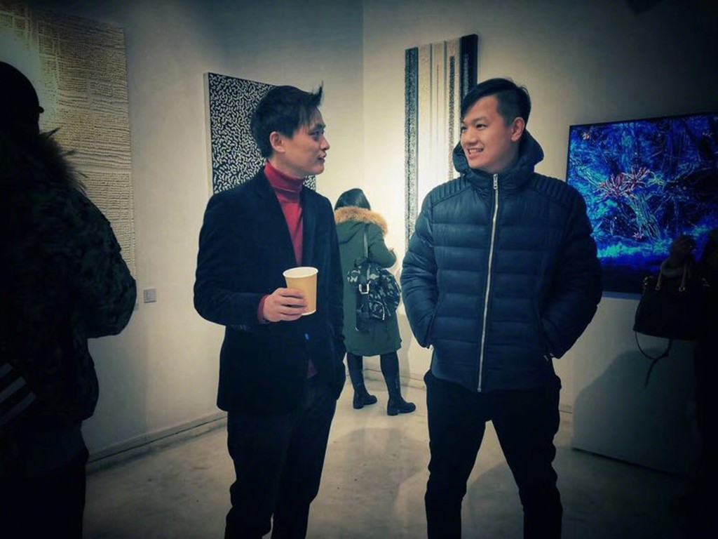 Guests at ATA Gallery exhibition launch Party, M-50 Shanghai. Guests at ATA Gallery exhibition launch Party, M-50 Shanghai.