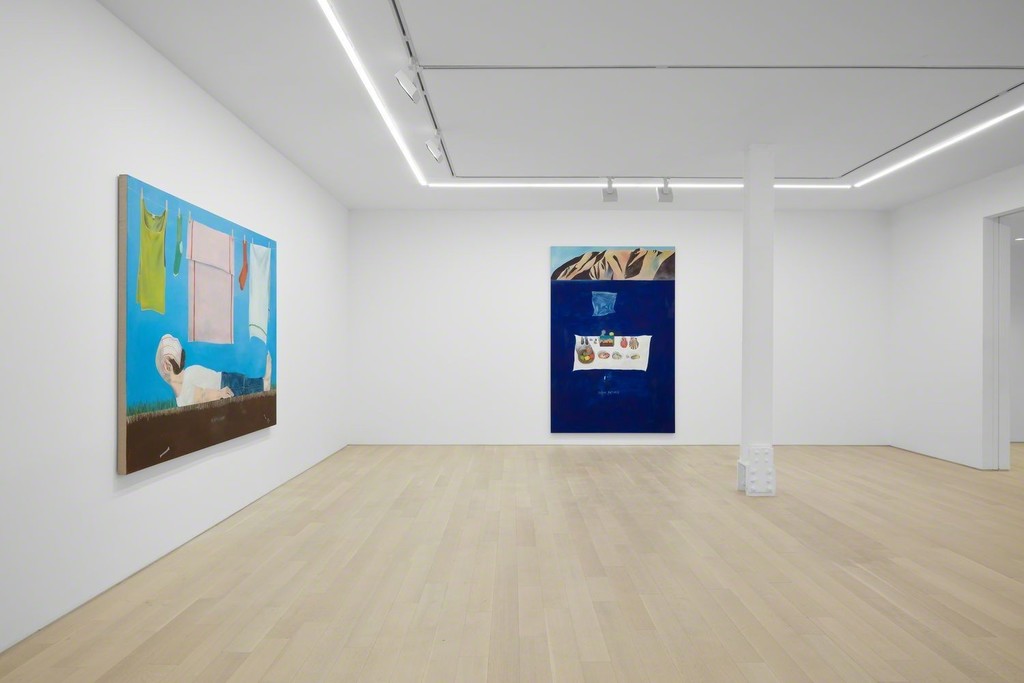 Installation view of current exhibition Michael Hilsman: Pictures of 'M.' and Other Pictures. © Michael Hilsman - Courtesy of the Artist and Almine Rech - Photo: Matthew Kroening. Installation view of current exhibition Michael Hilsman: Pictures of 'M.' and Other Pictures. © Michael Hilsman - Courtesy of the Artist and Almine Rech - Photo: Matthew Kroening.