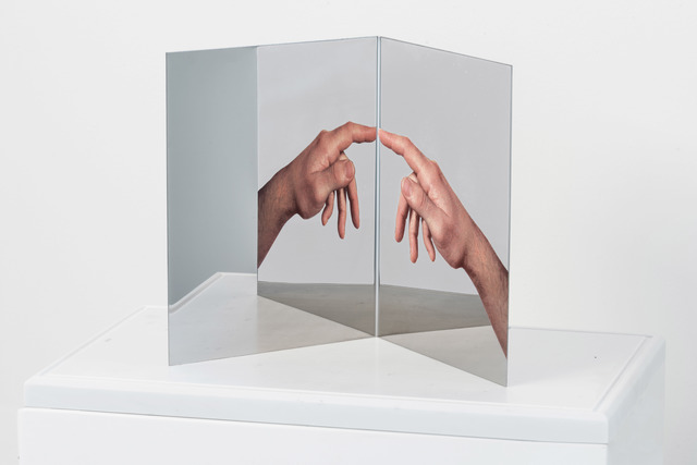 Michelangelo Pistoletto, ‘conTatto’, 2017, Other, Silkscreen on polished stainless steel mirror, glass and marble, GALLERIA CONTINUA