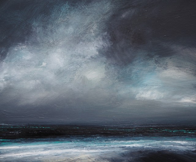 Ruth Brownlee, ‘January Sky Clearing, Quendale’, 2019, Painting, Mixed Media on Board, Tatha Gallery