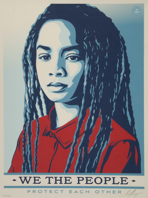 Shepard Fairey (OBEY), ‘Protect Each Other (from We The People series)’, 2017, Julien's Auctions