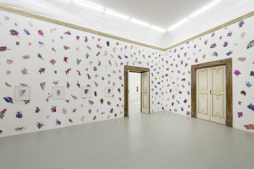 Edi Rama - Partial view of the exhibition - May 2016 - Galleria Alfonso Artiaco, Napoli Edi Rama - Partial view of the exhibition - May 2016 - Galleria Alfonso Artiaco, Napoli