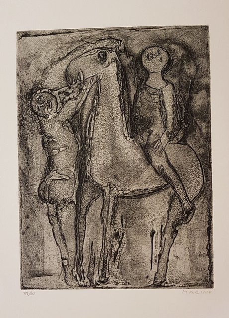 Marino Marini, ‘Giochi dal fondo’, 1971, Wallector